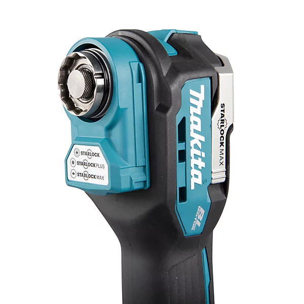 Makita DTM52Z 18V LXT StarlockMax Cordless Multi-Tool – Brushless Oscillating Tool with 2×5.0Ah Batteries
