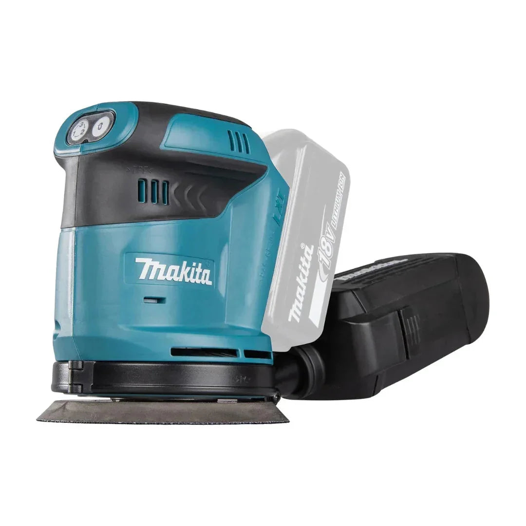 MAKITA 18V LXT CORDLESS SANDER KIT INCLUDING 2 X 5.0AH BATTERIES