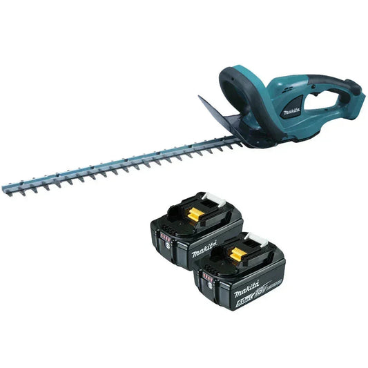 MAKITA DUH523Z 18V CORDLESS HEDGE TRIMMER INCLUDING 2 X 5.0AH BATTERIES