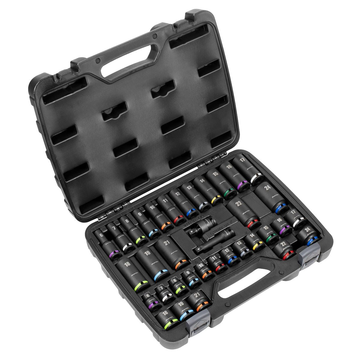 Sealey Impact Socket Set 3/8"Sq Drive 36pc