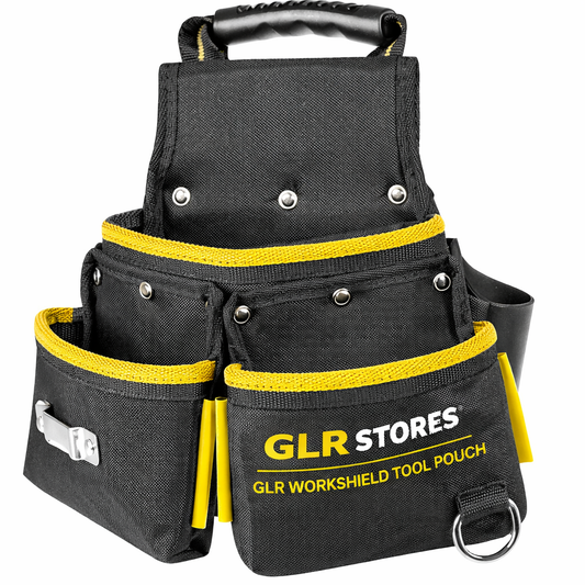 GLR WorkShield Tool Pouch – Heavy Duty Multi Pocket Belt Bag