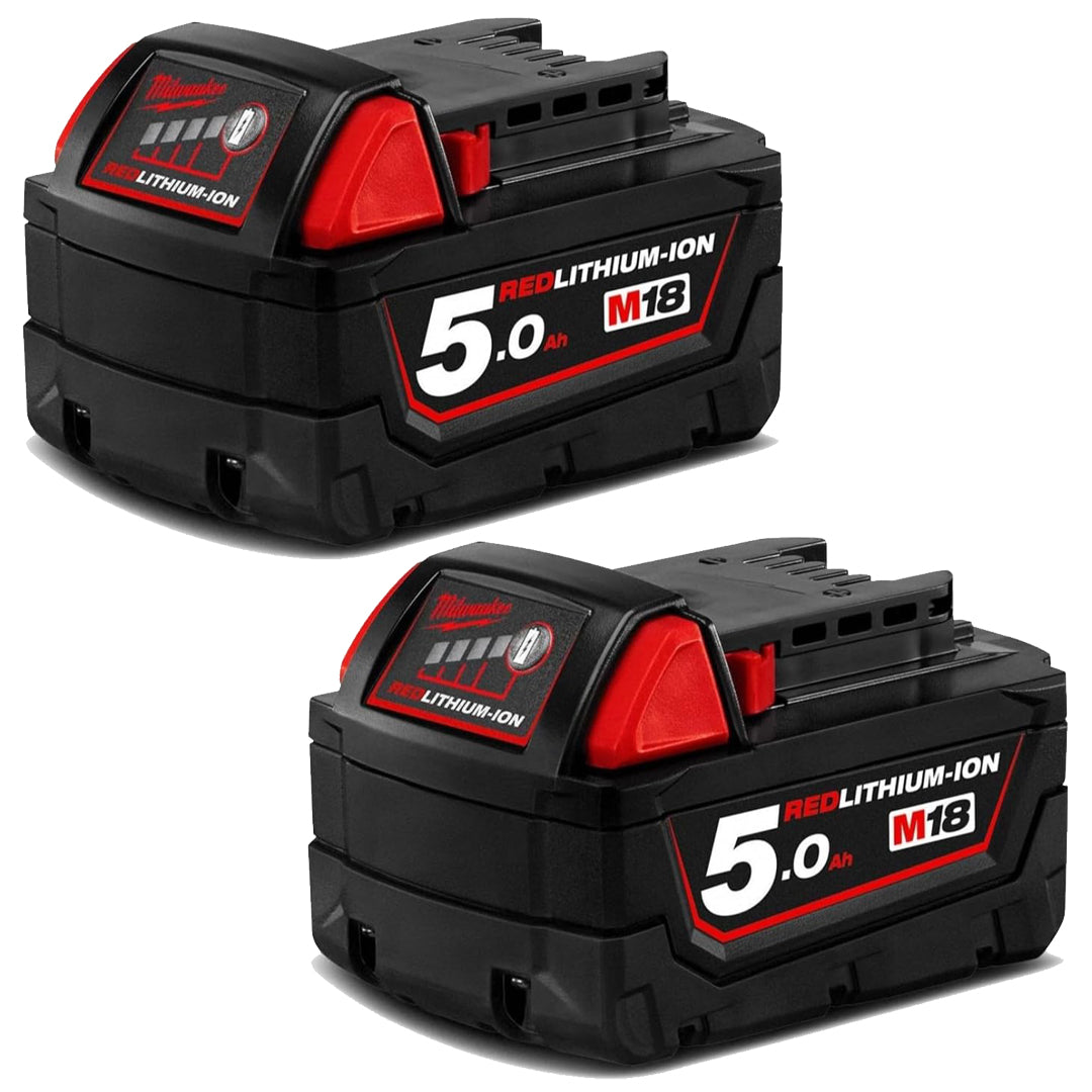 Milwaukee Cordless Leaf Blower Kit & Dual 5.0Ah Li-Ion Batteries