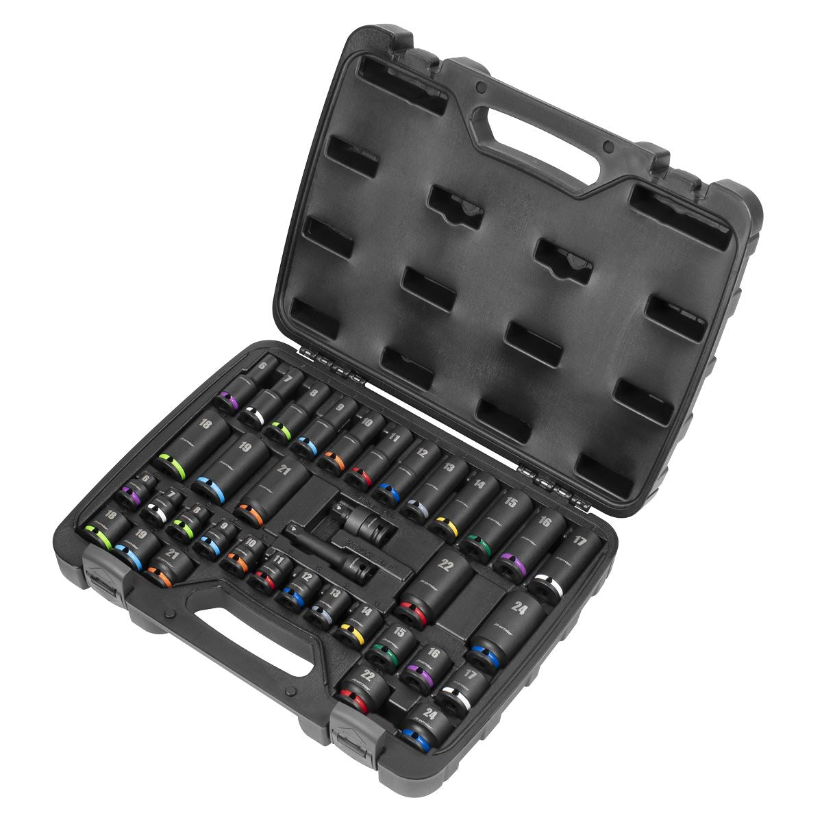 Sealey Impact Socket Set 3/8"Sq Drive 36pc
