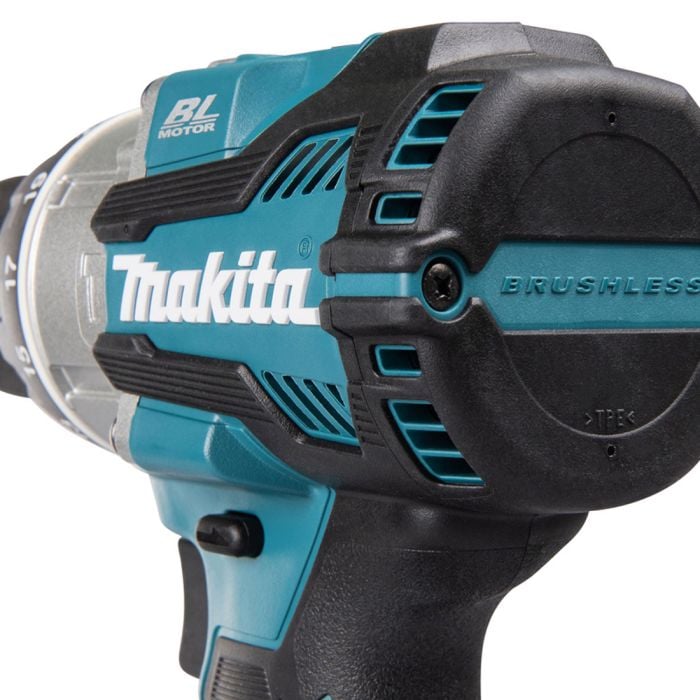 Makita 18V LXT Brushless Cordless Drill Driver with 5.0Ah Lithium-Ion Battery – Heavy Duty Power Tool