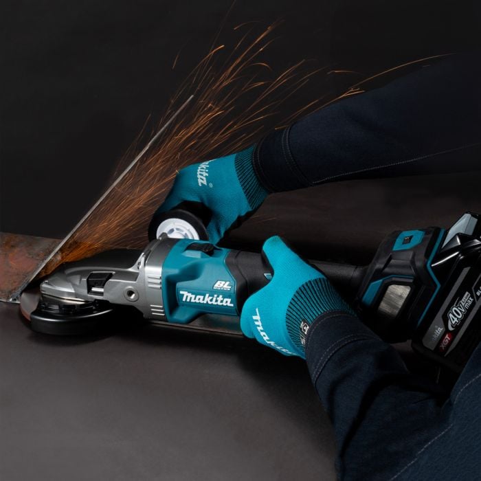 Makita 18V LXT Brushless Cordless Angle Grinder Kit with Battery, Charger and Carry Case – Professional Power Tool