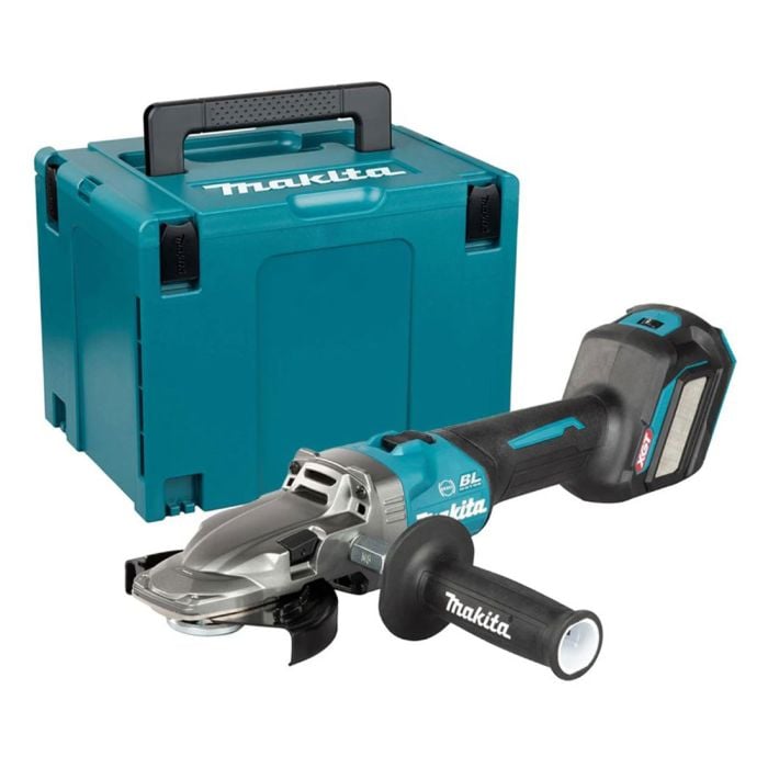 Makita 18V LXT Brushless Cordless Angle Grinder Kit with Battery, Charger and Carry Case – Professional Power Tool